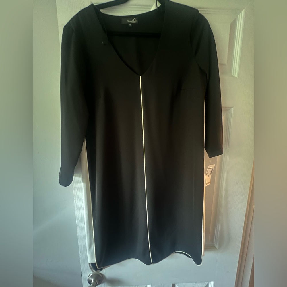 NWT RosaG dress barn black dress size medium